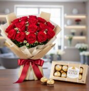 Imagen de Bouquet de Rosas y Chocolates